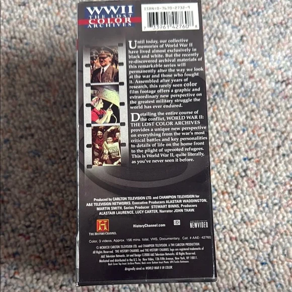 WWII The Lost Color Archives VHS - Picture 2 of 3